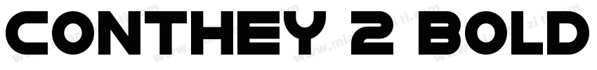 Conthey 2 Bold 2字体转换